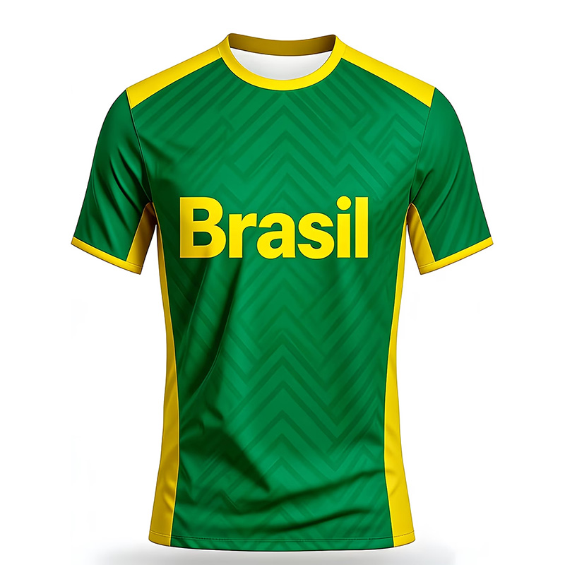 Outdoor Sport Name - Kaos Jersey Sepak Bola Brasil Untuk