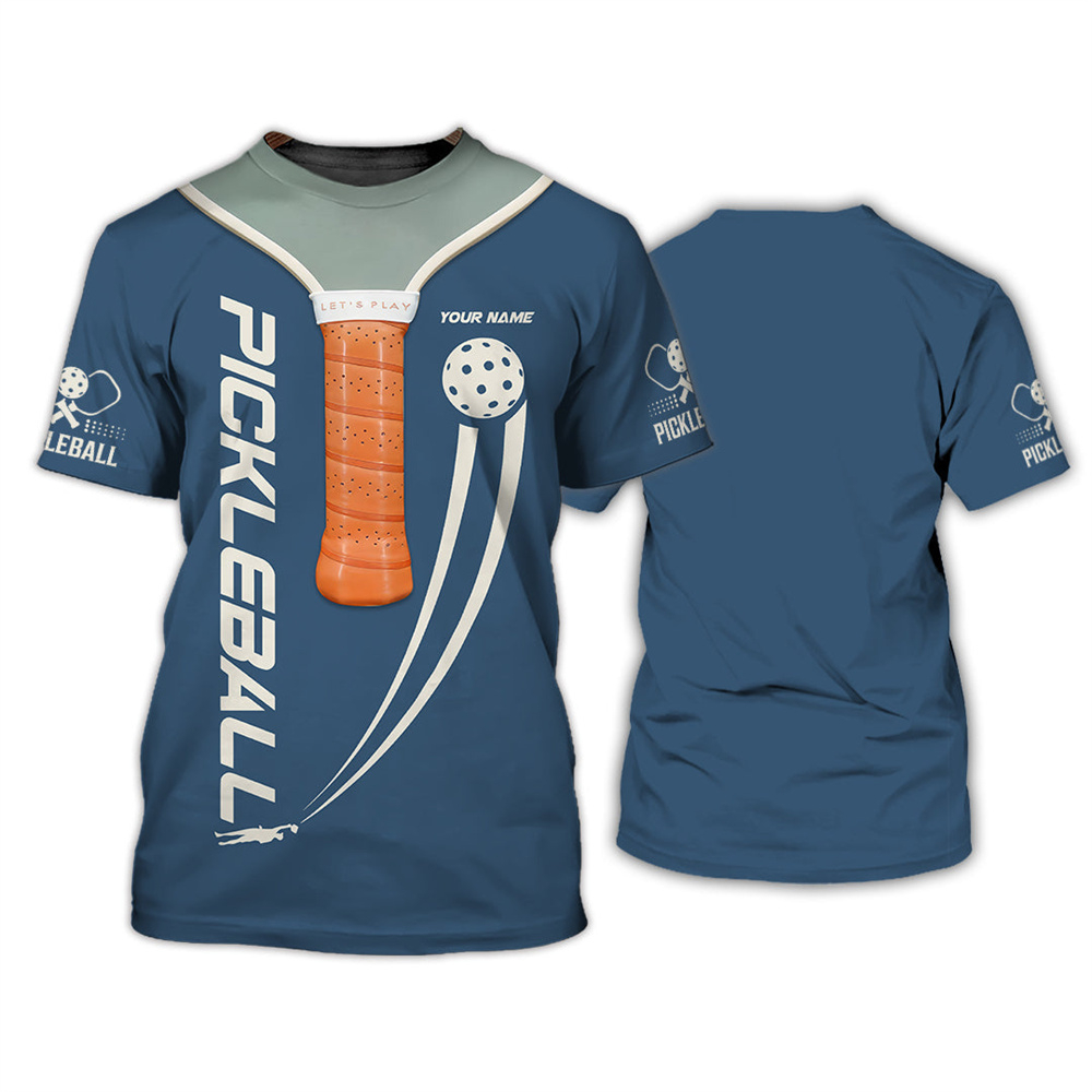 Outdoor Sport Name - Kaos Pickleball Desain Api dan Bir
