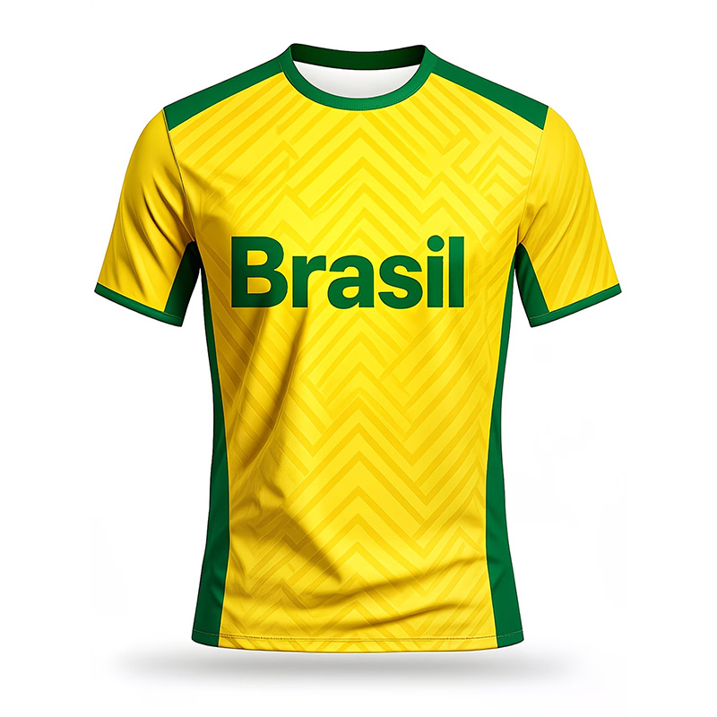 Kaos Jersey Sepak Bola Brasil  - Outdoor Sport Name ulasan dan harga